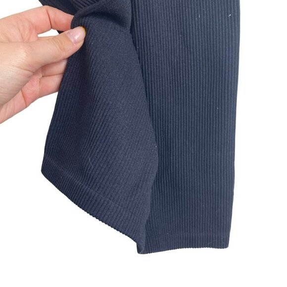 2/$30‎ Zara Black Hook and Eye Seamless Mini Ribbed Bodycon Dress Size XS - Picture 9 of 10